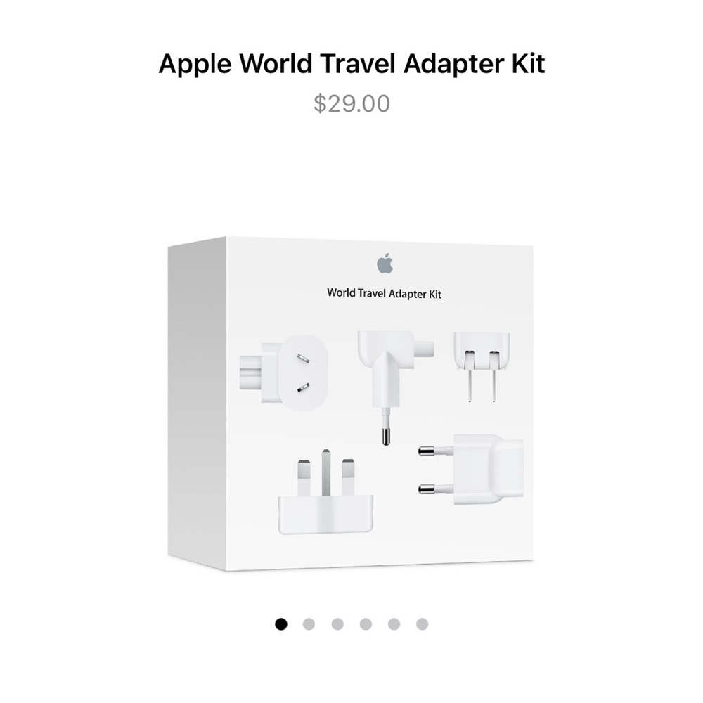 Apple World Travel Adapter Kit